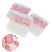 3pcs Baby Doll Diaper